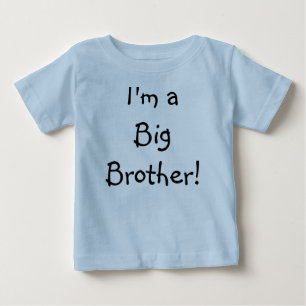 T-shirt Pour Bébé Je suis un Big Brother !