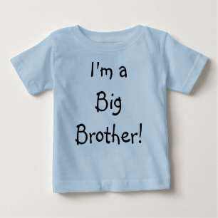 T-shirt Pour Bébé Je suis un frère !