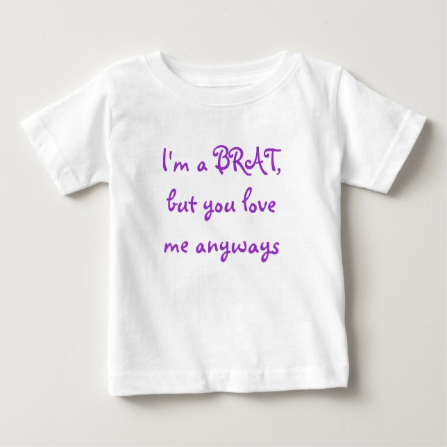T-shirt Pour Bébé Je suis un GOSSE (Devant)