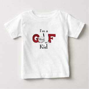 T-shirt Pour Bébé Je suis un mini enfant de golf