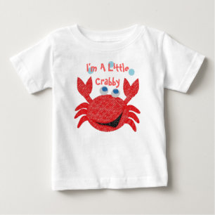 T-shirt Pour Bébé Je suis Un Petit Crabby