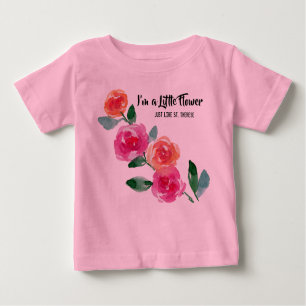 T-shirt Pour Bébé Je suis un Rose de St. Therese