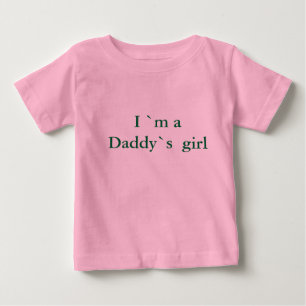 T-shirt Pour Bébé Je suis une fille de papa