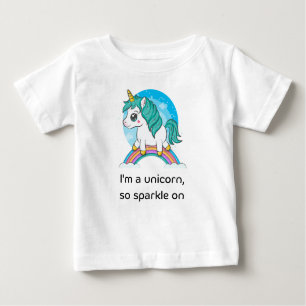 T-shirt Pour Bébé Je suis une licorne