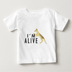 T-shirt Pour Bébé Je suis vivant - Thylacine
