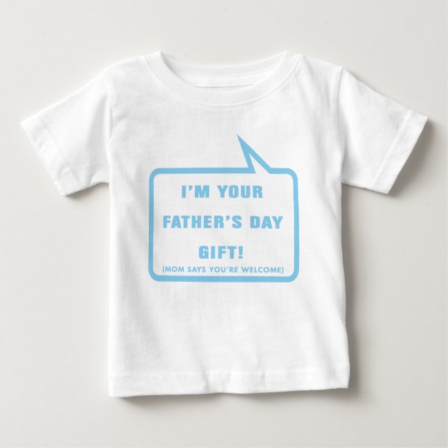 T-shirt Pour Bébé Je suis votre cadeau de fête des pères (Devant)