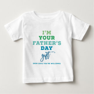 T-shirt Pour Bébé Je suis votre cadeau de la fête des pères Typograp