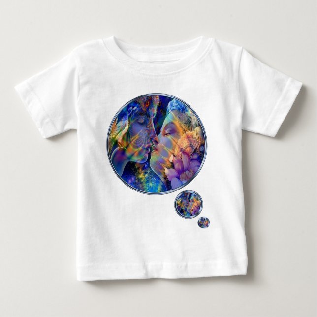 T-shirt Pour Bébé Je t'aime (Devant)