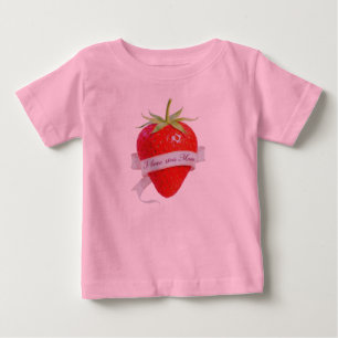 T-shirt Pour Bébé Je t'aime maman - Fête des mères