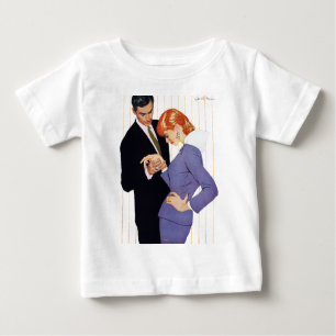 T-shirt Pour Bébé Je t'aime, maman Girl