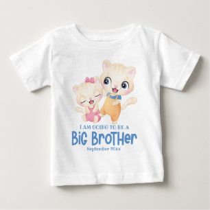 T-shirt Pour Bébé Je vais être grand frère Annonce de bébé