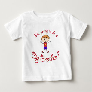 T-shirt Pour Bébé Je vais être un Big Brother !
