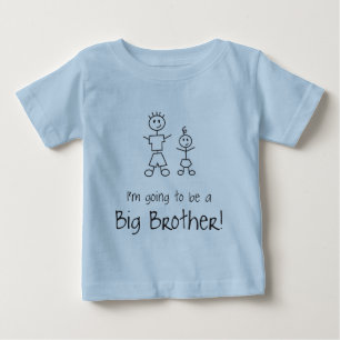 T-shirt Pour Bébé Je vais être un Big Brother !