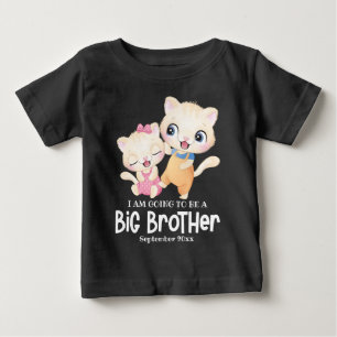T-shirt Pour Bébé Je Vais Être Un Big Brother Baby Faire-part