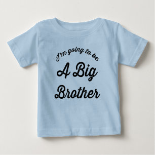 T-shirt Pour Bébé Je vais être un Big Brother T Shirt Blue