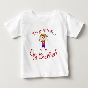 T-shirt Pour Bébé Je vais être un frère !