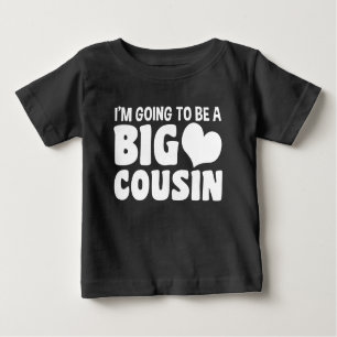 T-shirt Pour Bébé Je vais être un grand cousin