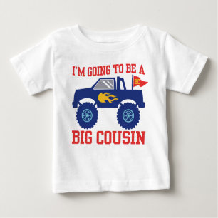 T-shirt Pour Bébé Je vais être un grand cousin