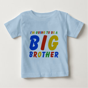 T-shirt Pour Bébé Je vais être un grand frère