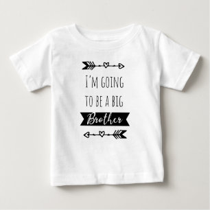 T-shirt Pour Bébé Je vais être un grand frère