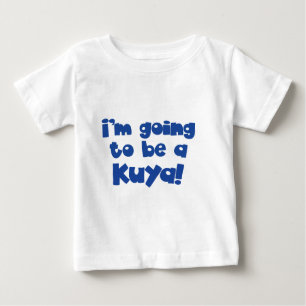 T-shirt Pour Bébé Je vais être un Kuya !