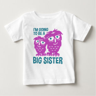 T-shirt Pour Bébé Je vais être une grande soeur