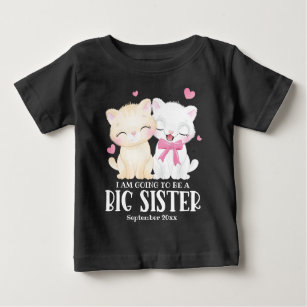 T-shirt Pour Bébé Je Vais Être Une Grande Soeur Faire-part Bébé