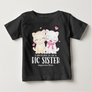 T-shirt Pour Bébé Je Vais Être Une Grande Soeur Faire-part Bébé