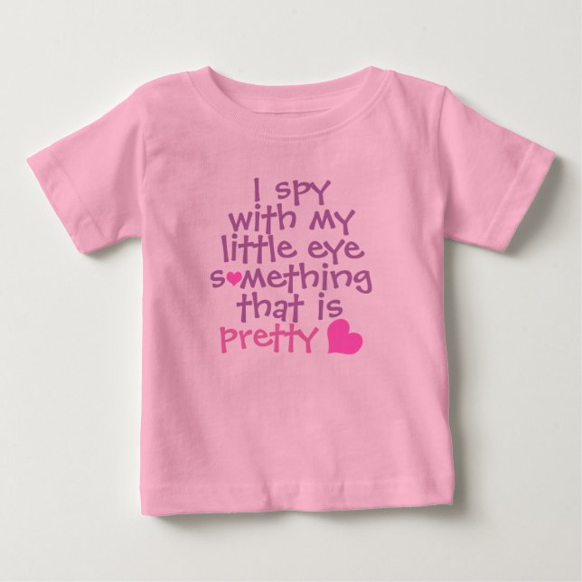 T-shirt Pour Bébé Je vois (Devant)