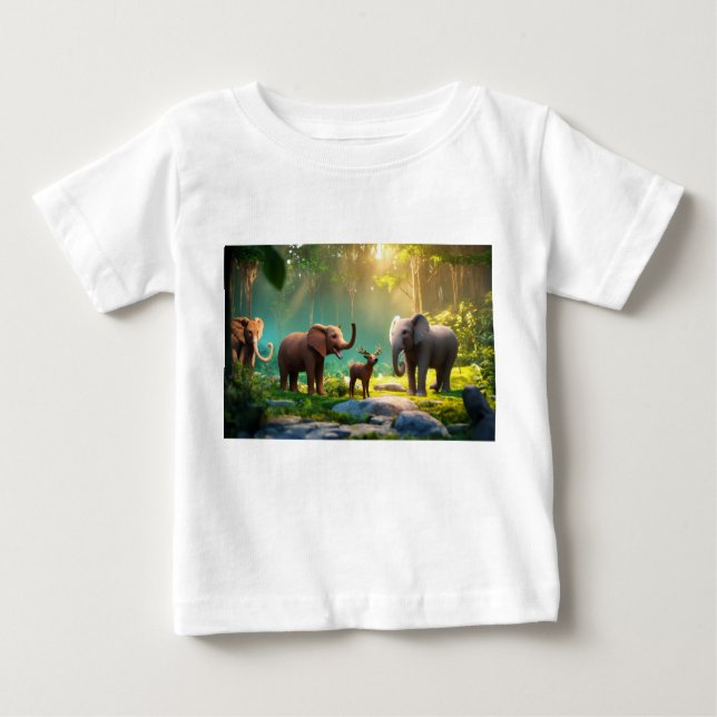 T-shirt Pour Bébé Je vois que vous avez téléchargé une image avec un (Devant)