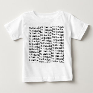 T-shirt Pour Bébé Je vous remercie de répéter Thanksgiving