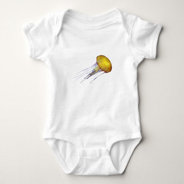 T-shirt Pour Bébé Jellyfish électrique (Devant)