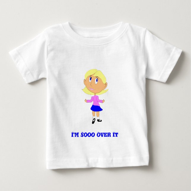 T-shirt Pour Bébé J'en suis tellement fini (Devant)