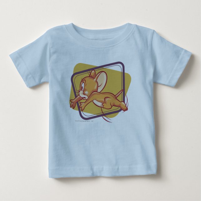 T-shirt Pour Bébé Jerry Running Scared (Devant)