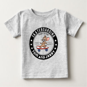 T-shirt Pour Bébé Jerry Skateboard - Prêt À Faire Du Ride