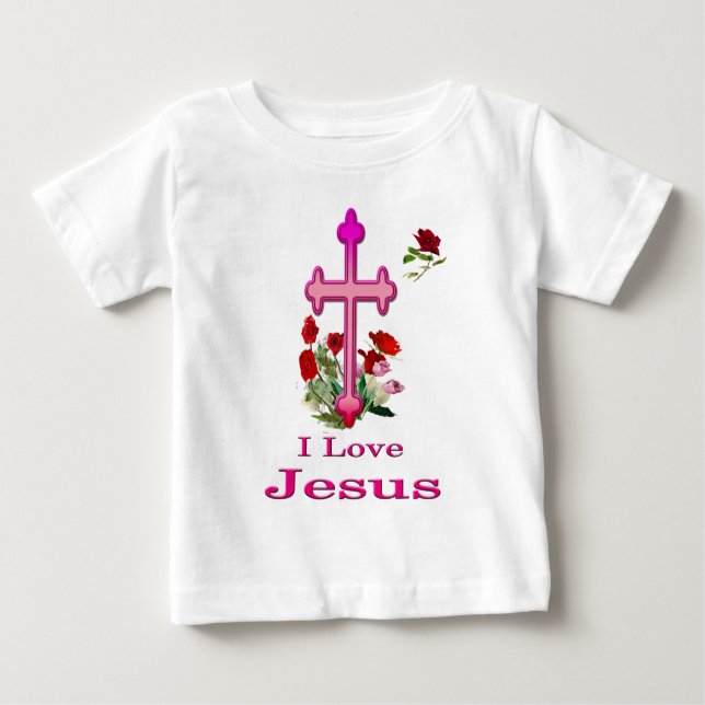 T-shirt Pour Bébé Jésus (Devant)