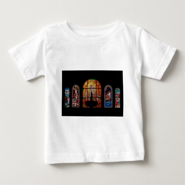 T-shirt Pour Bébé jésus (Devant)