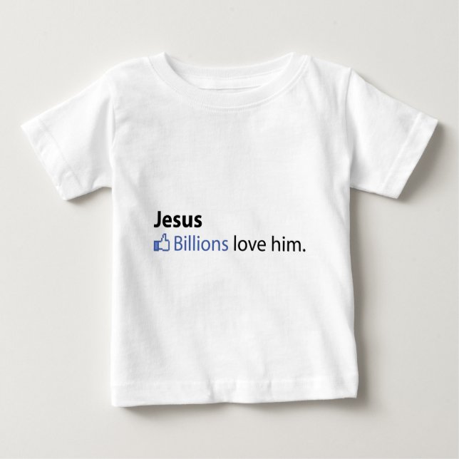 T-shirt Pour Bébé Jésus (Devant)