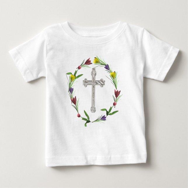 T-shirt Pour Bébé Jésus (Devant)