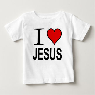 T-shirt Pour Bébé Jésus cadeaux J'aime Jésus chemise à manches longu