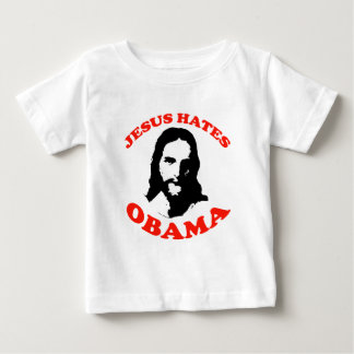 T-SHIRT POUR BÉBÉ JÉSUS DÉTESTE OBAMA