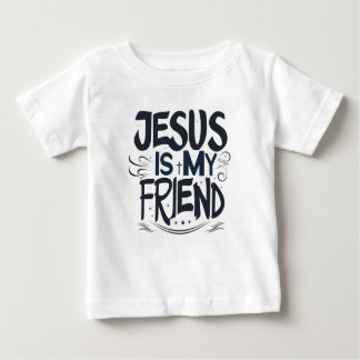 T-shirt Pour Bébé Jésus Est Mon Ami