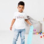 T-shirt Pour Bébé Jésus m'aime<br><div class="desc">Entrez dans le monde de la foi et de la mode avec notre T-shirt chrétien "Amour comme Jésus". Ce t-shirt féminin chrétien mêle une esthétique branchée à un message puissant, avec des lettres d'amour tissées de manière complexe dans une composition vibrante de fleurs colorées. Express votre dévotion de manière moderne...</div>