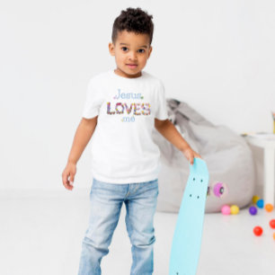 T-shirt Pour Bébé Jésus m'aime