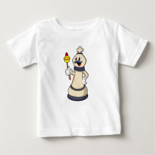 T-shirt Pour Bébé Jeu d'échecs King à Chess.PNG
