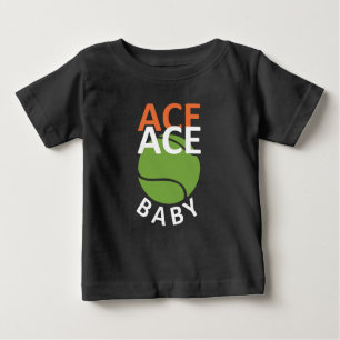 T-shirt Pour Bébé Jeu Drôle Pour Le Joueur De Tennis