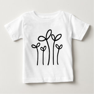T-shirt Pour Bébé Jeunes pousses - Noir