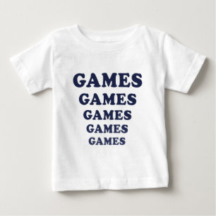 T-shirt Pour Bébé Jeux de jeux de jeux de jeux de jeux
