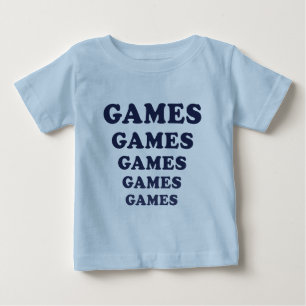 T-shirt Pour Bébé Jeux de jeux de jeux de jeux de jeux