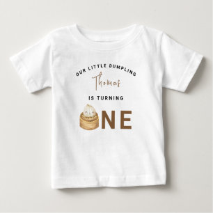 T-shirt Pour Bébé Jiaozi d'anniversaire merci